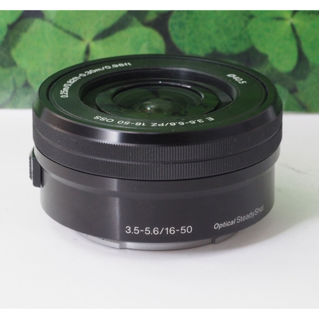 SONY(ソニー)の【美品】ソニー⭐️E PZ 16-50mm F3.5-5.6 電動ズーム 黒⭐️ スマホ/家電/カメラのカメラ(レンズ(ズーム))の商品写真