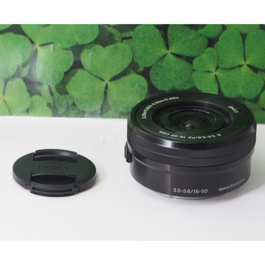 SONY(ソニー)の【美品】ソニー⭐️E PZ 16-50mm F3.5-5.6 電動ズーム 黒⭐️ スマホ/家電/カメラのカメラ(レンズ(ズーム))の商品写真