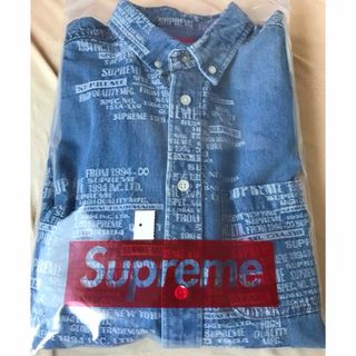 シュプリーム(Supreme)のSupreme シュプリーム  デニムシャツ M 新品(シャツ)