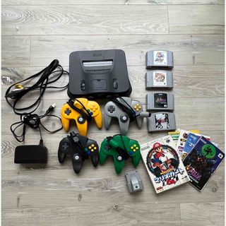 ニンテンドウ64(NINTENDO 64)のニンテンドー64スティックコントローラー　大乱闘スマッシュブラザーズ(家庭用ゲームソフト)