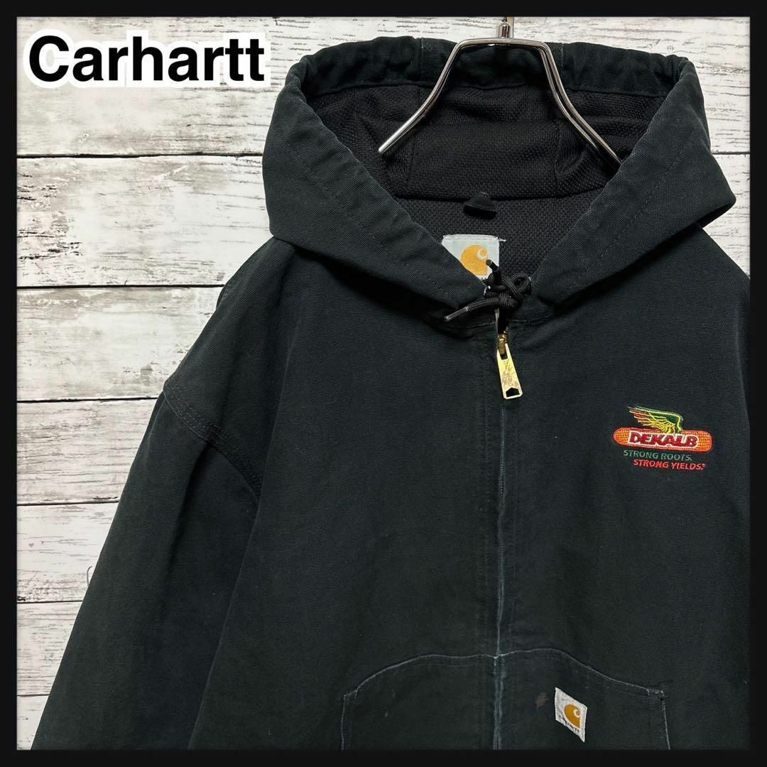 carhartt - 653【人気Lサイズ】カーハート☆企業コラボ刺繍ロゴダック ...