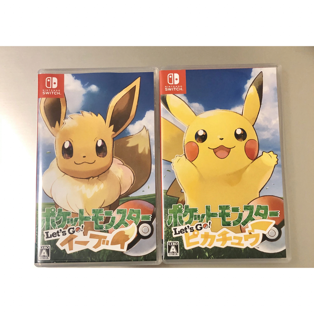 2本セット ポケットモンスター Let's Go! ピカチュウ ＆ イーブイ