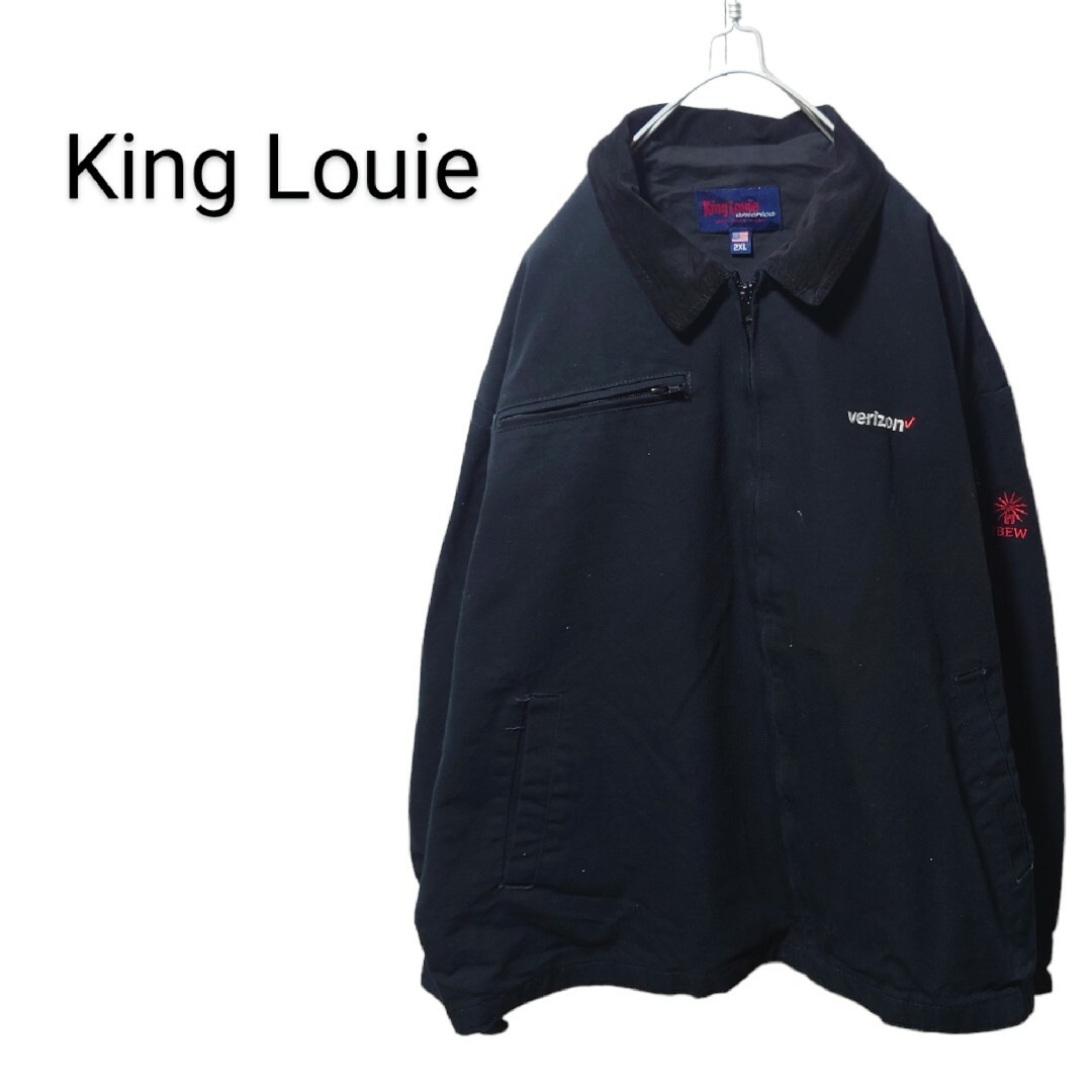 【King Louie】コーデュロイ襟 中綿入りダックジャケット A-1297