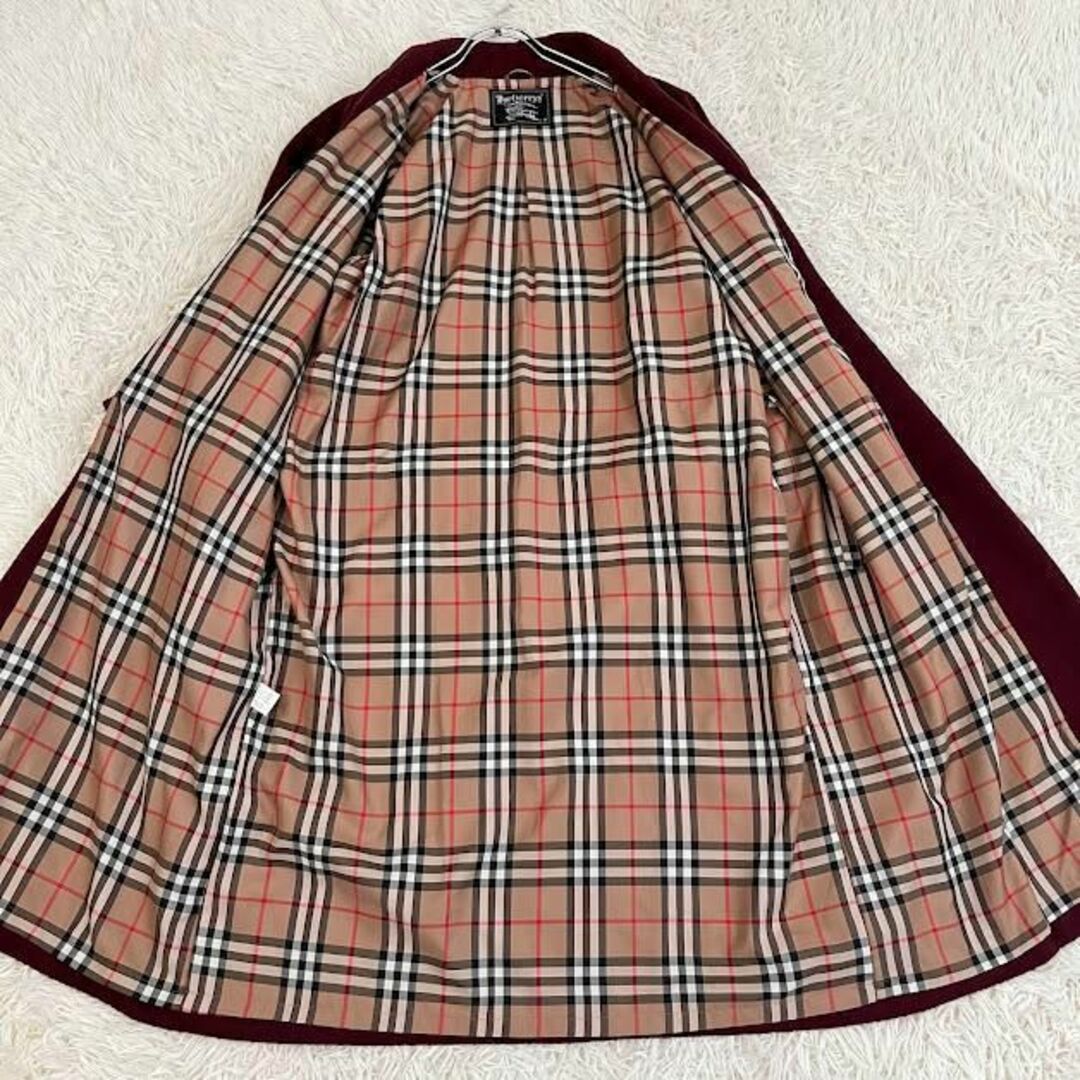BURBERRY - バーバリーズ カシミヤ混 ガウンコート ノバチェック