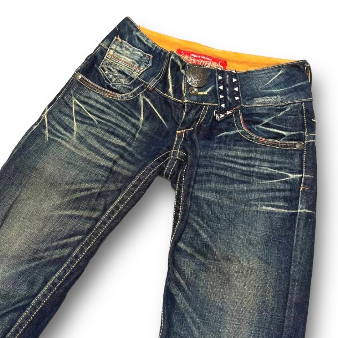 m2396【レッドペッパー】フレアデニムパンツ ローライズ・ブーツカット