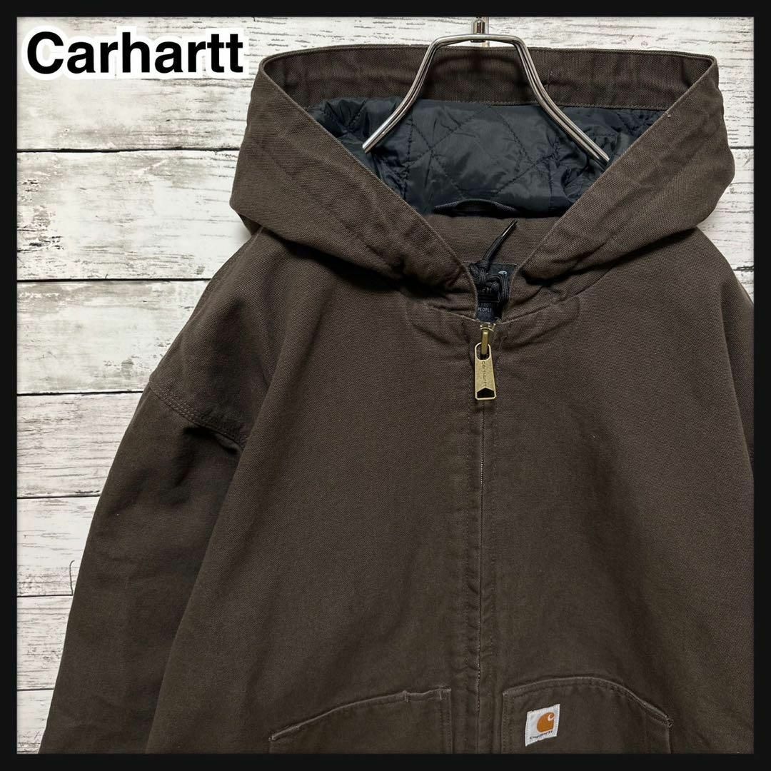 carhartt - 654【人気L】カーハート☆ロゴタグ 中綿キルティング