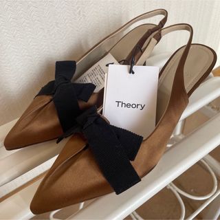 セオリー(theory)の⭐︎本日限定値下げ❣️新品‼︎Theoryリボンシューズ❣️お買い得❣️(ハイヒール/パンプス)