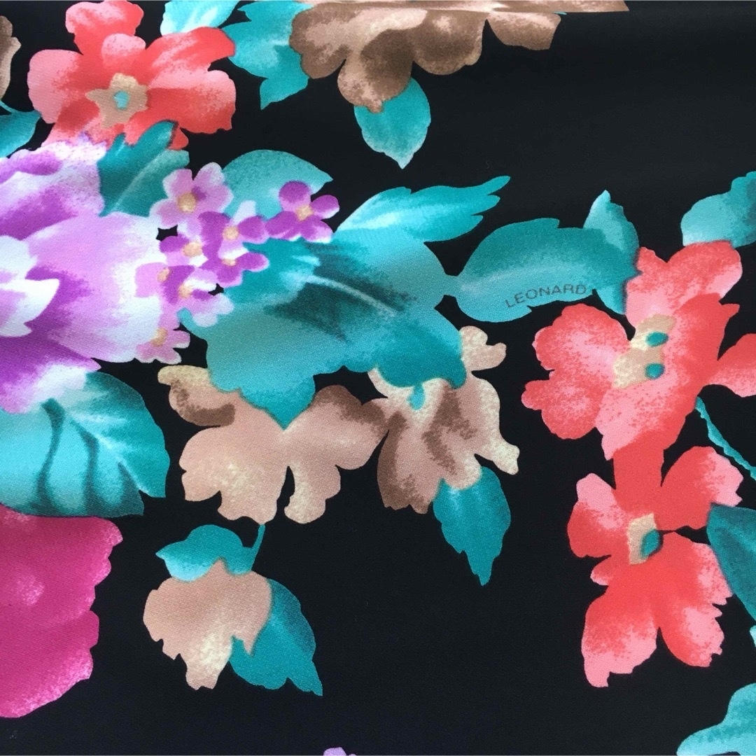 LEONARD - 美品 2022年 LEONARD レオナール カンカン チュニック 花柄