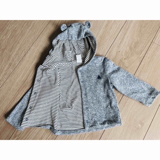 ベビーギャップ(babyGAP)の※値下※Baby GAP 12-18month  80センチクマ耳パーカー(ジャケット/コート)