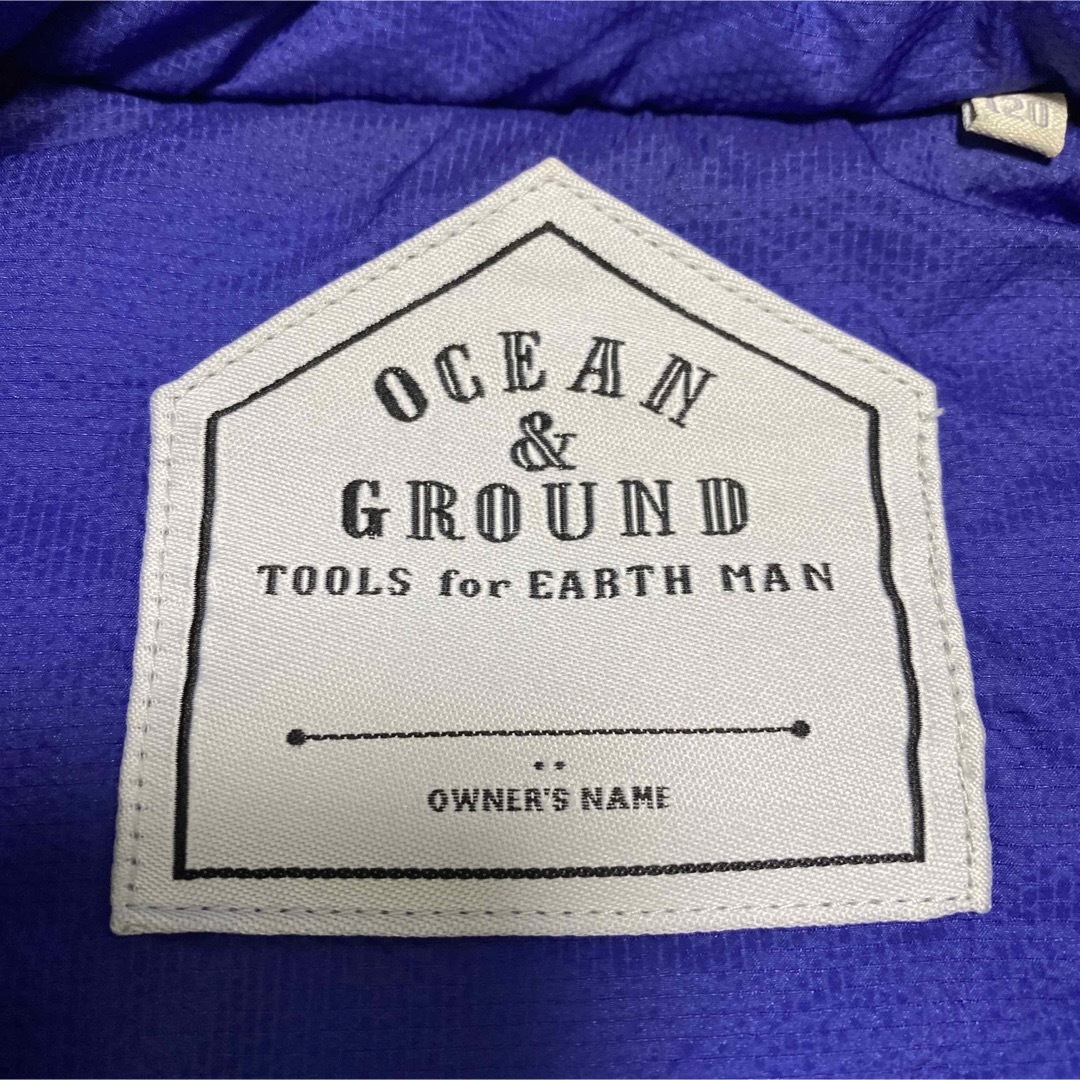 OCEAN&GROUND(オーシャンアンドグラウンド)のオーシャン＆グラウンド 中綿ベスト 120 キッズ/ベビー/マタニティのキッズ服男の子用(90cm~)(ジャケット/上着)の商品写真