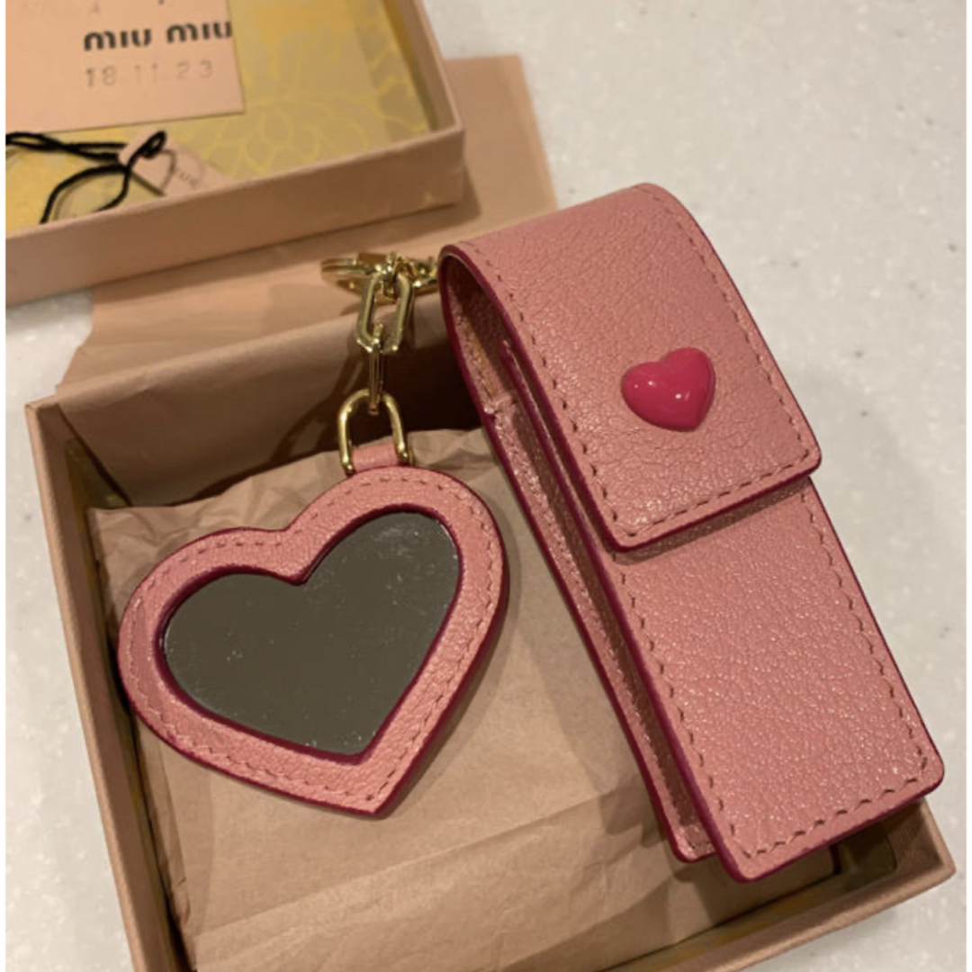 MIUMIUリップケースキーホルダー MIUMIUリップケースキーホルダー