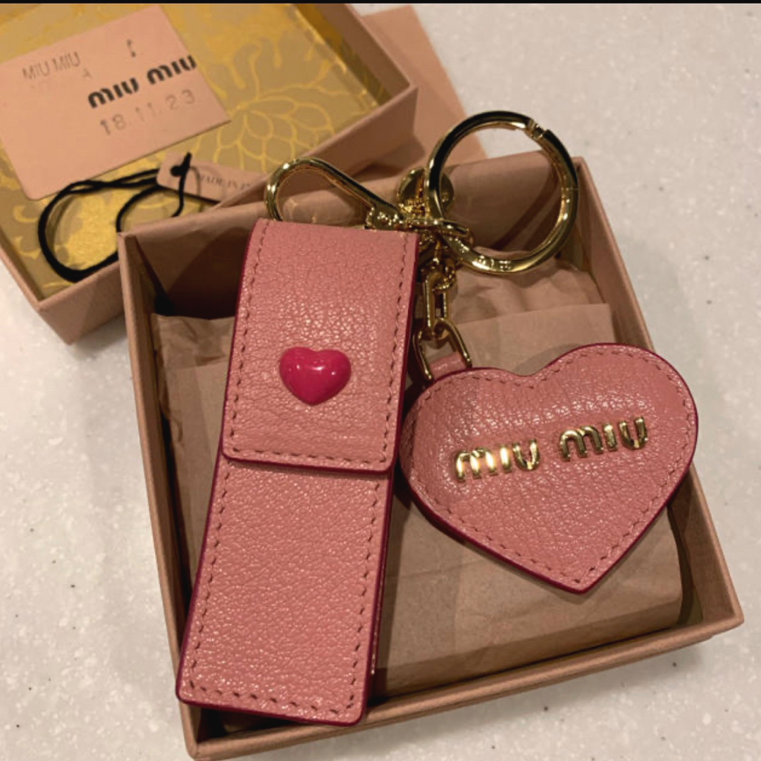 MIUMIUリップケースキーホルダー MIUMIUリップケースキーホルダー