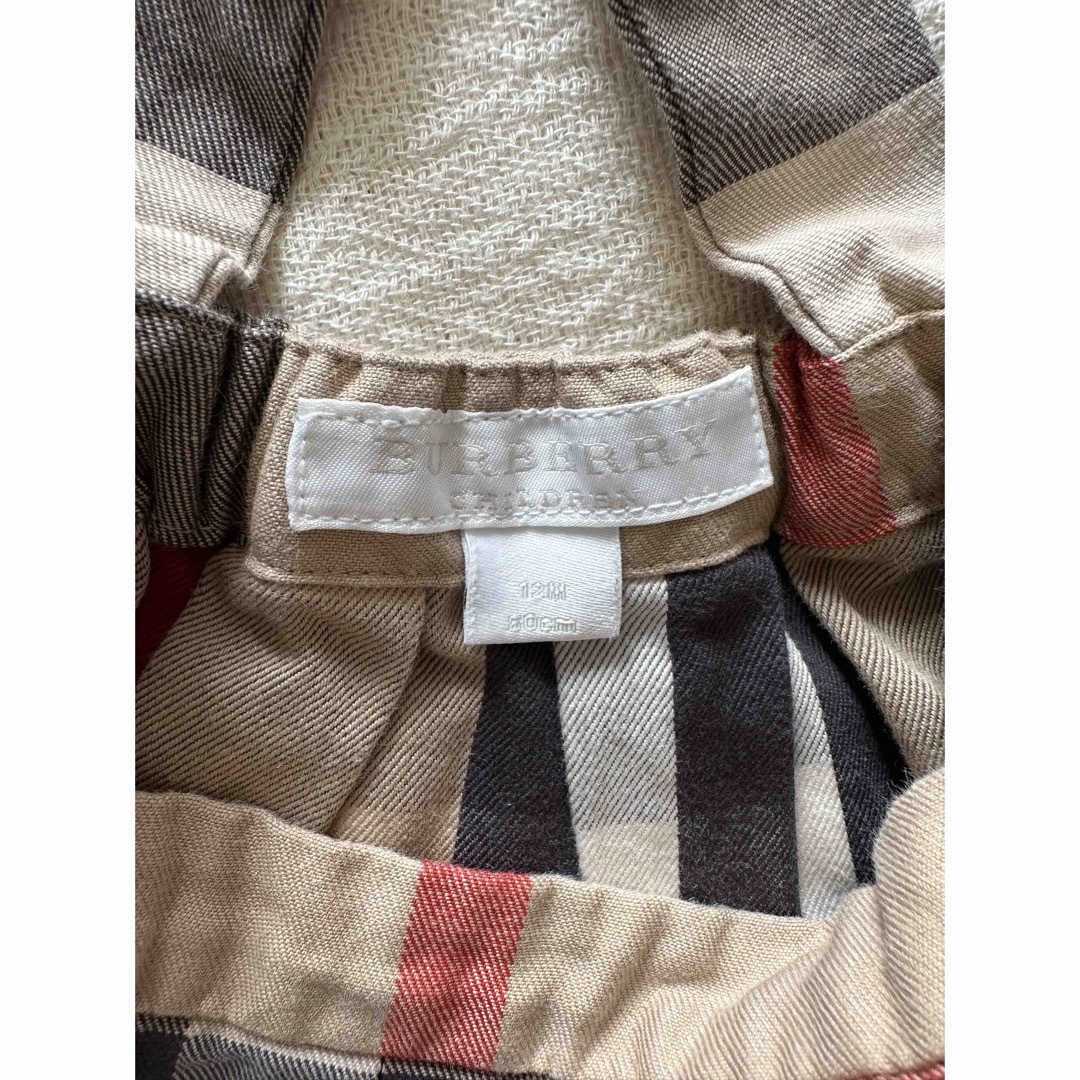 BURBERRY - BURBERRY スカート 12m 80cm バーバリー チェックの通販 by ...