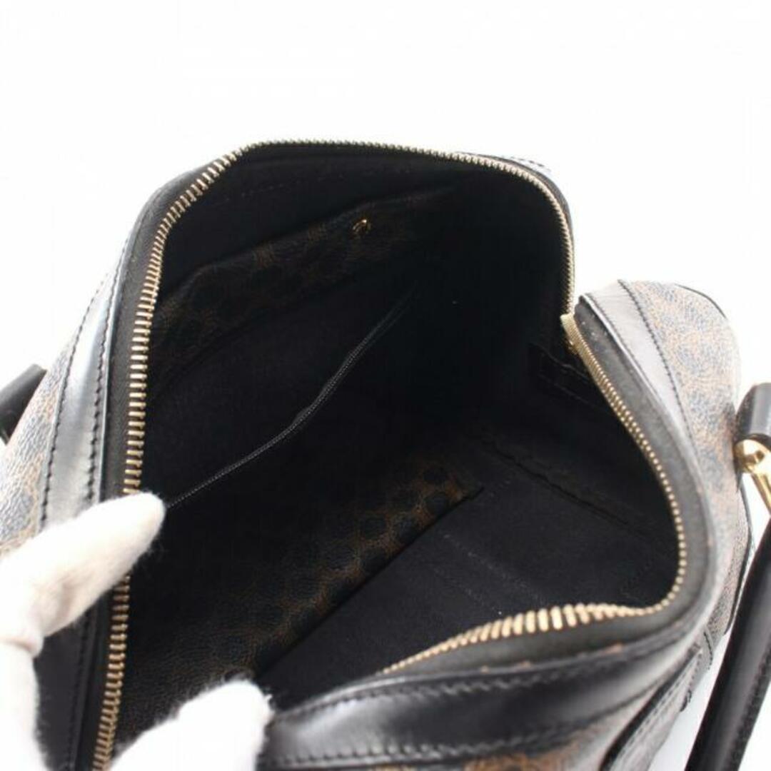 celine - マカダム ハンドバッグ ミニボストンバッグ PVC レザー