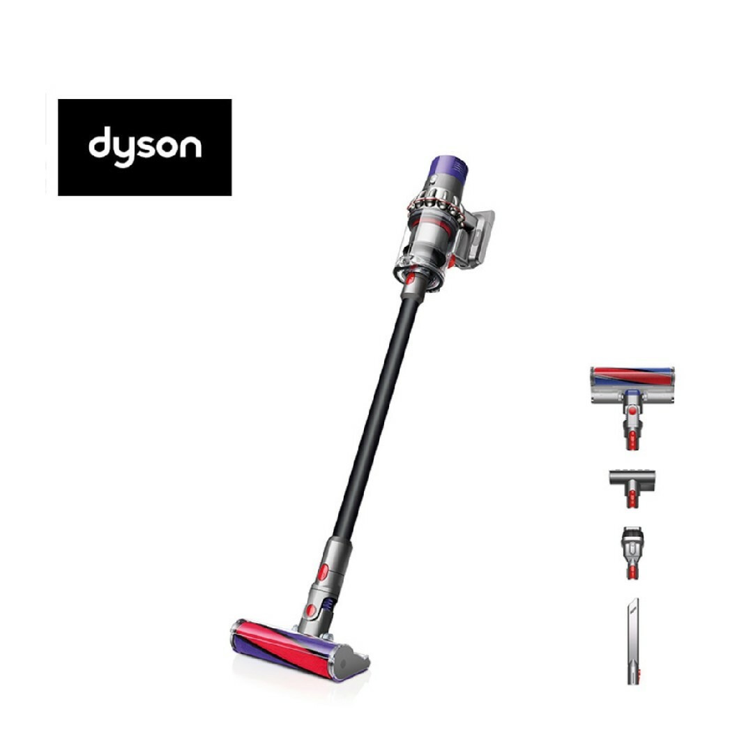 国内正規品Dyson Cyclone V10 Fluffy Black スマホ/家電/カメラの生活家電(掃除機)の商品写真