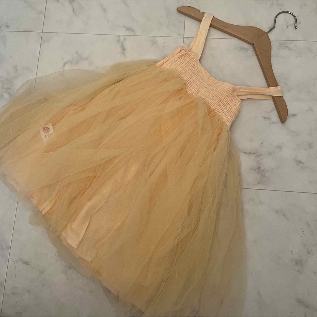 ♡ ハロウィン　90 ドレス　ワンピース　キッズ　チュール　スカート　♡ キッズ/ベビー/マタニティのキッズ服女の子用(90cm~)(ドレス/フォーマル)の商品写真