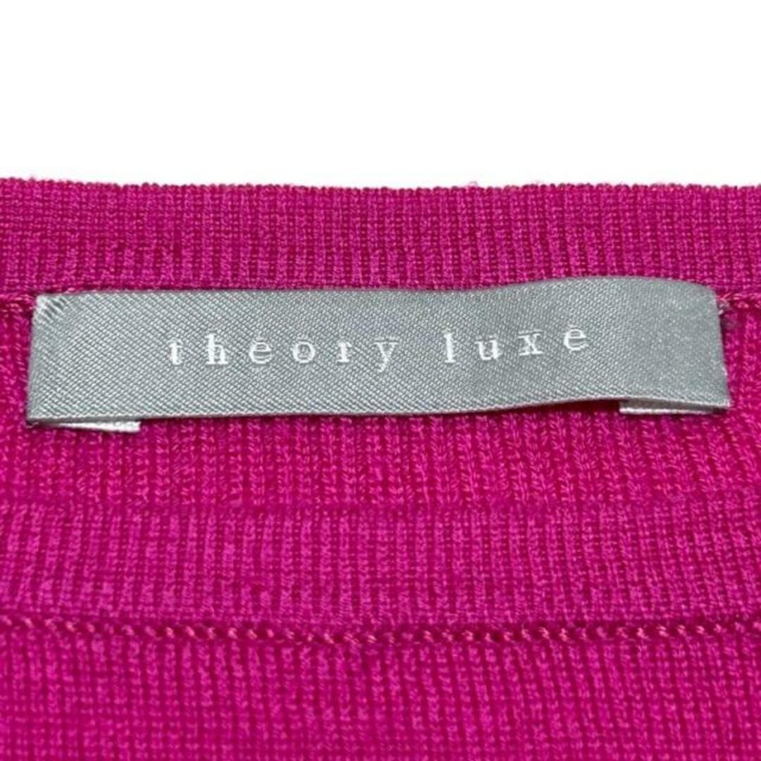 【極美品】theory luxe 薄手ニット ピンク サイズ38