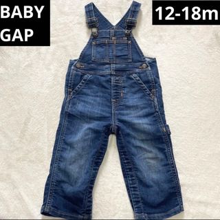 ベビーギャップ(babyGAP)のBaby Gap デニムロンパース 80cm(ロンパース)