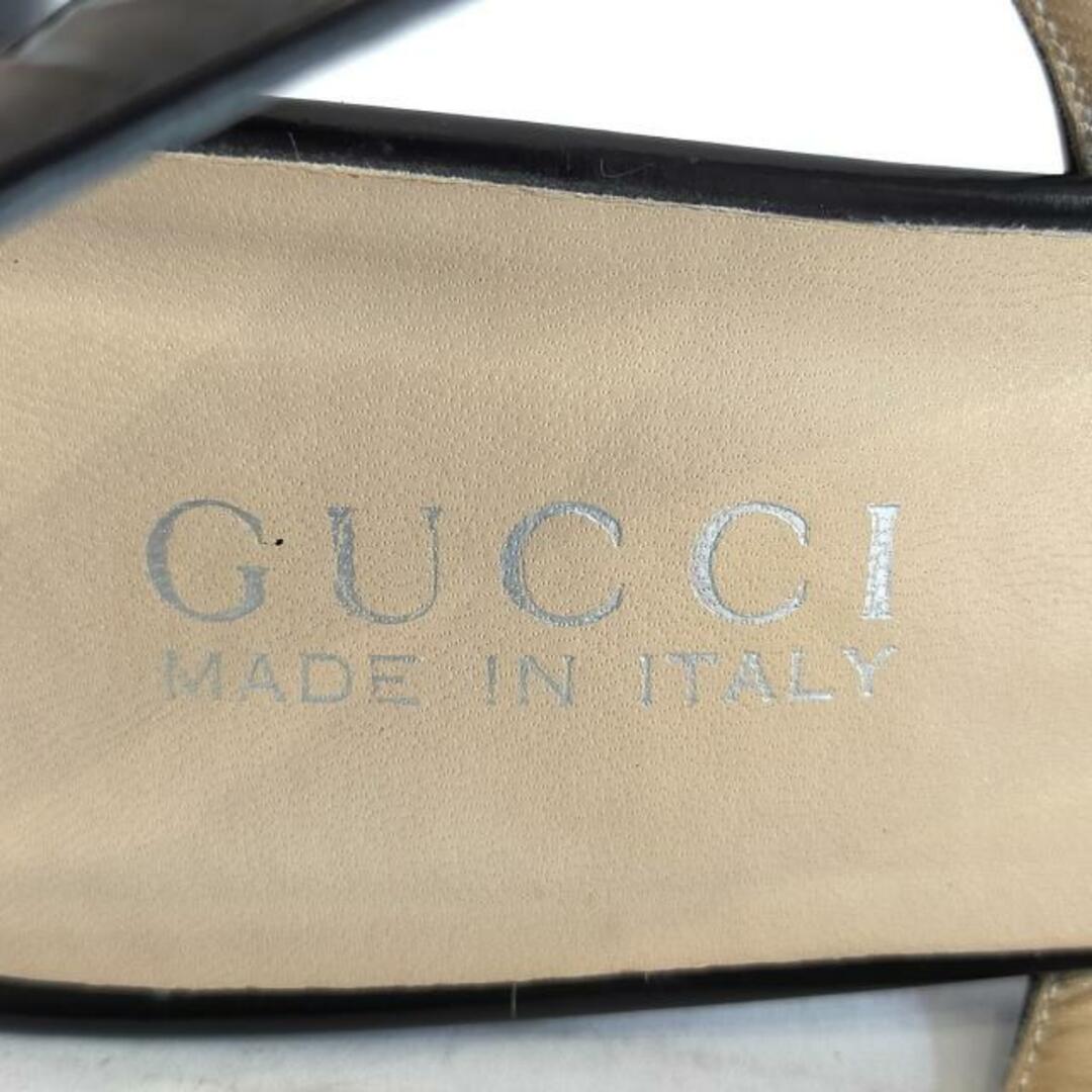 Gucci(グッチ)のグッチ サンダル 37 1/2 C レディース - 黒 レディースの靴/シューズ(サンダル)の商品写真