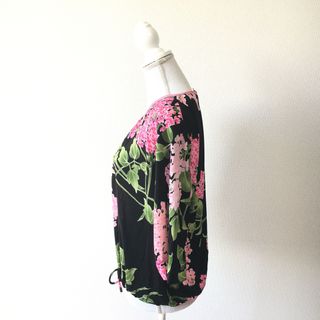 LEONARD - 美品 LEONARD レオナール 最高級シルク ブラウス カットソー