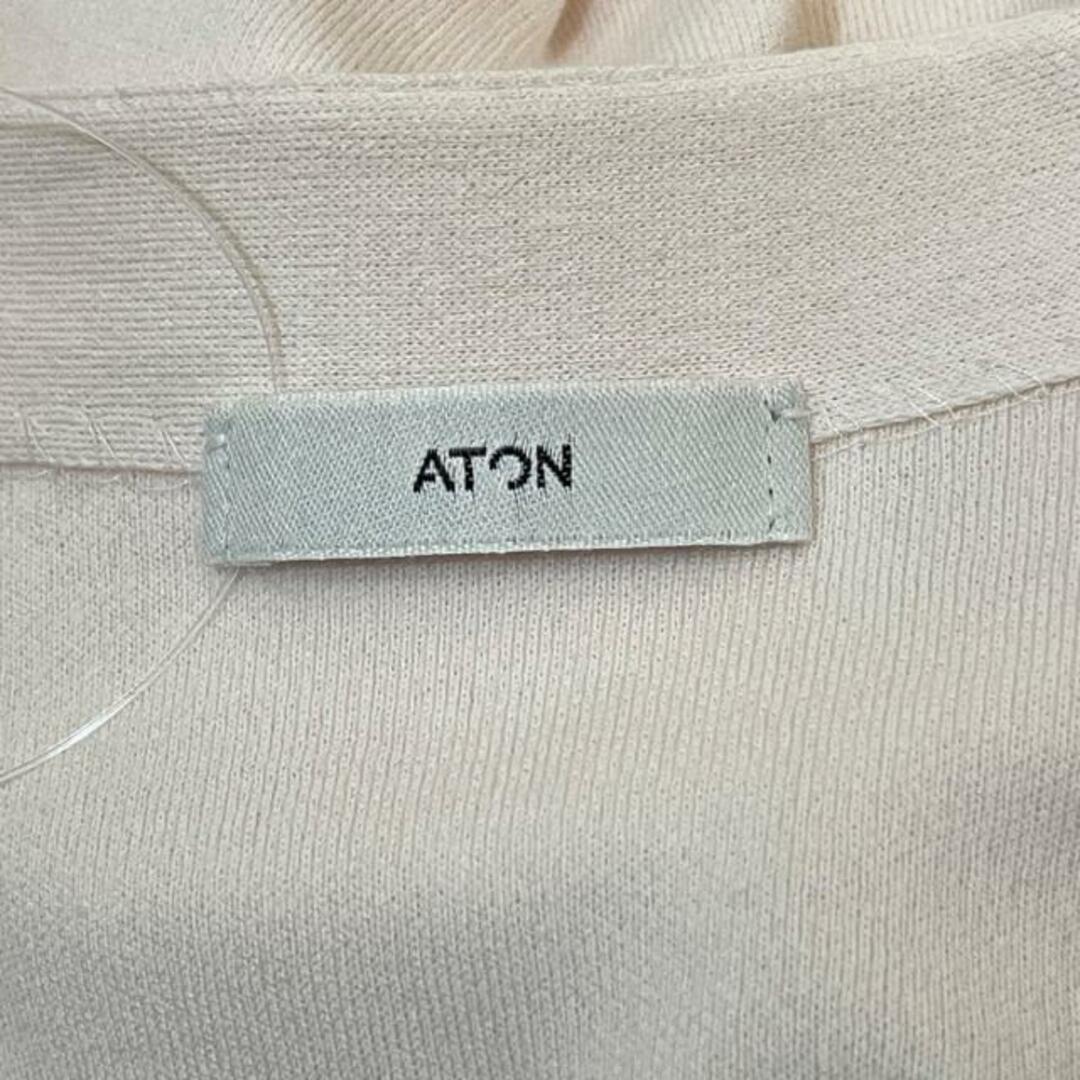 ATON(エイトン)のエイトン カーディガン サイズ02  M美品  - レディースのトップス(カーディガン)の商品写真
