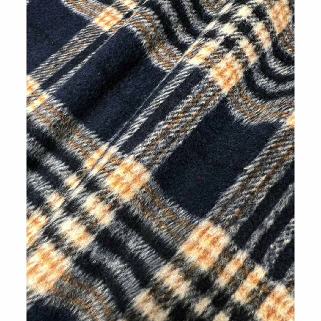 JUNOAH(ジュノア)の【ネイビー】【XL】ハイウエストラップ風チェックスカート レディースのスカート(ロングスカート)の商品写真