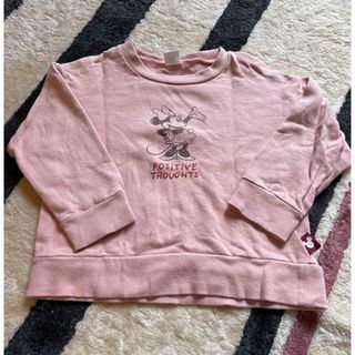 100 ミニーちゃん　トレーナー(Tシャツ/カットソー)