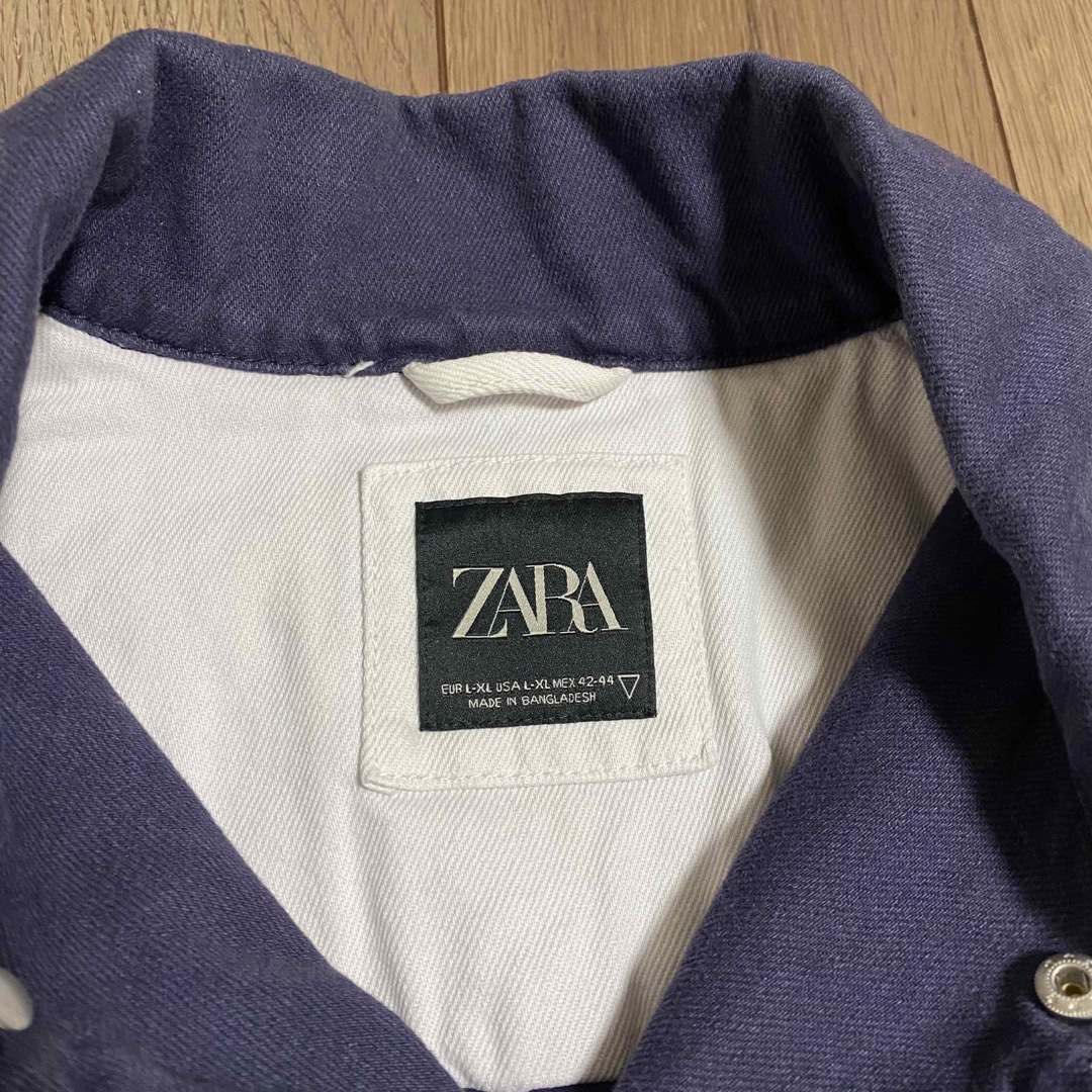 ZARA(ザラ)の試着のみ ZARA ブルゾン 韓国風 BTS レーサー L XL メンズのジャケット/アウター(ブルゾン)の商品写真