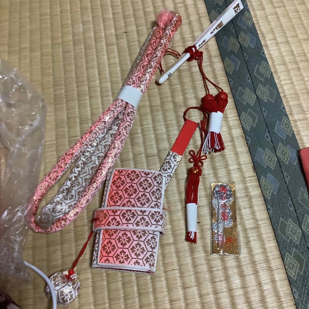 七五三 小柄七歳作り帯付き フルセット 帯幅14センチ 草履21センチの