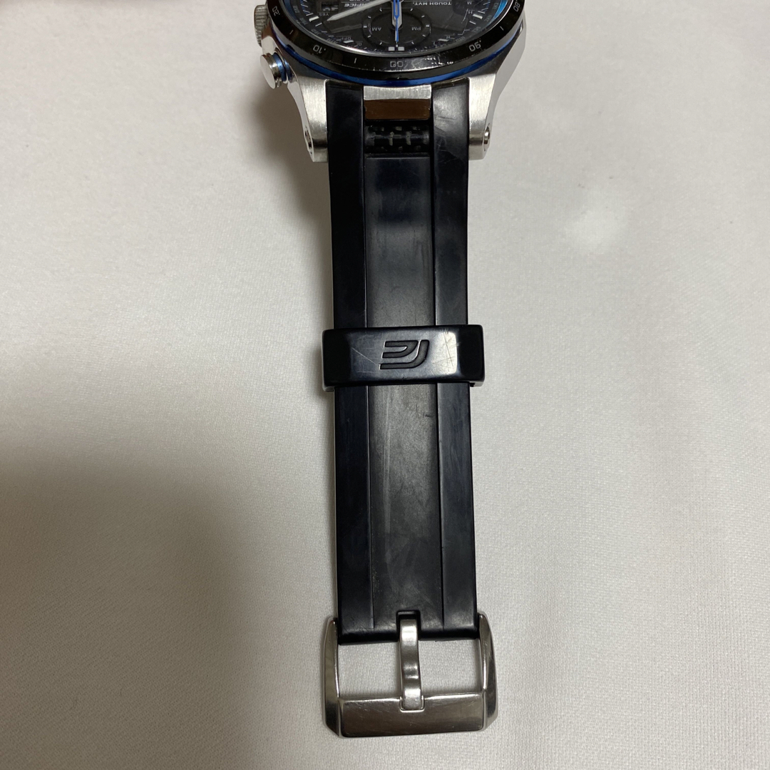 EDIFICE(エディフィス)の【中古】CASIO EDIFICE  電波ソーラー腕時計EQW-A1200 メンズの時計(ラバーベルト)の商品写真