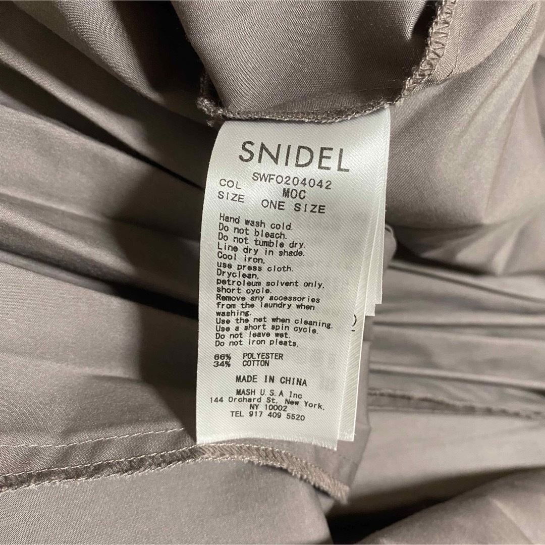 SNIDEL(スナイデル)のSNIDEL Sustinaボウタイシャツワンピース レディースのワンピース(ロングワンピース/マキシワンピース)の商品写真