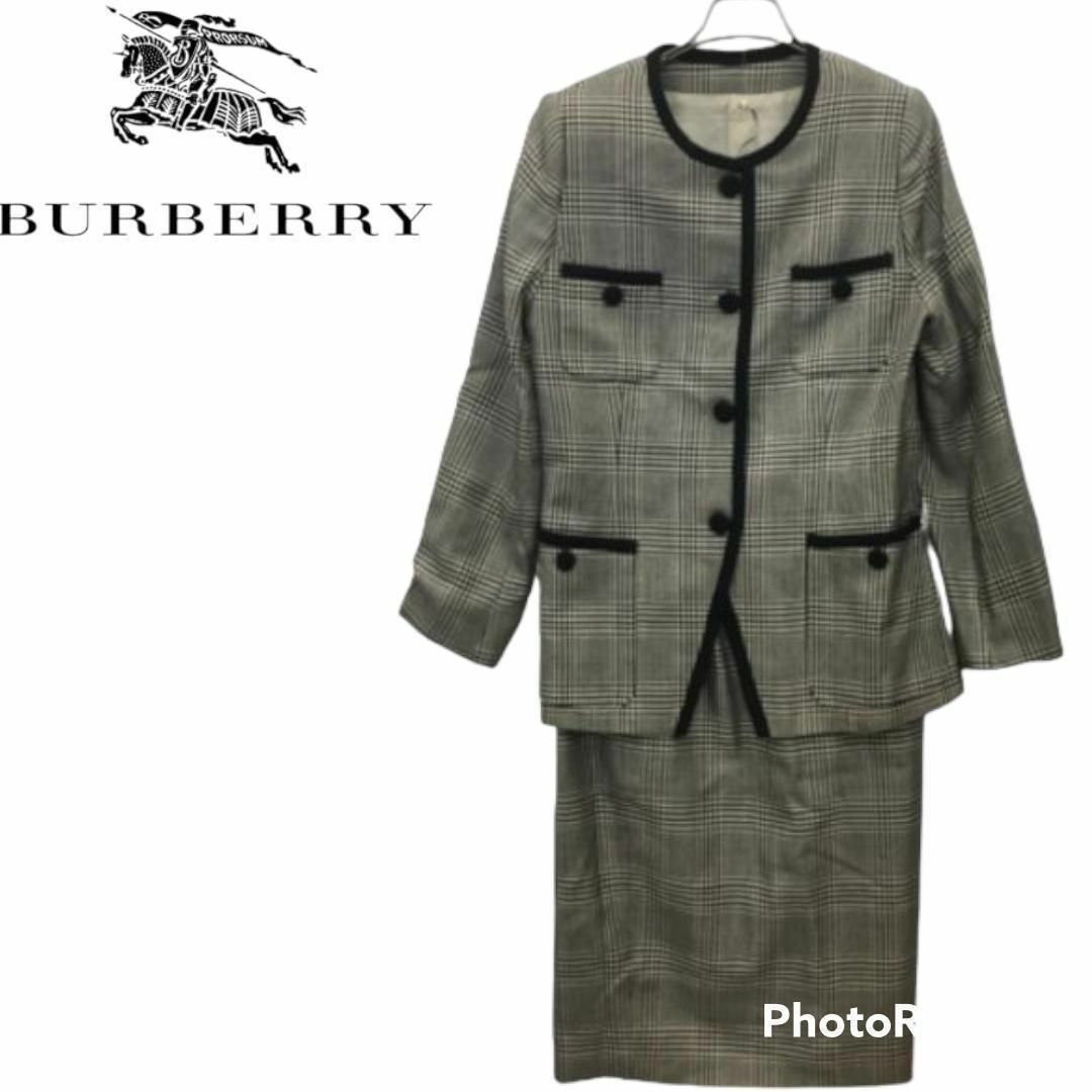 BURBERRY - BURBERRYS バーバリース セットアップ ノーカラー