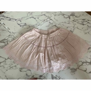 プティマイン(petit main)のスカートインナーパンツ付き　ピンク　petit main 110 (スカート)