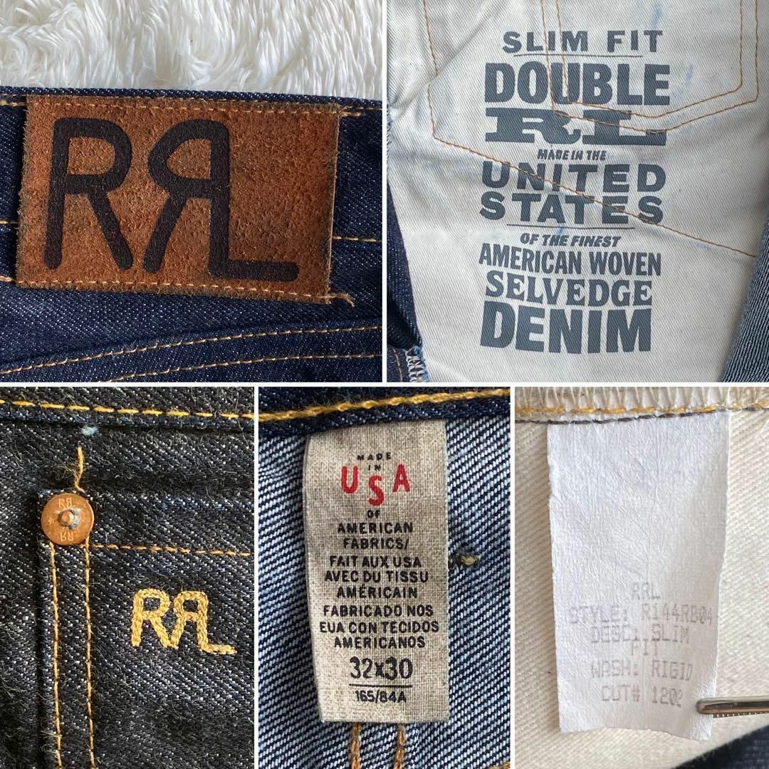 RRL - ☆新品同様 RRL スリムフィット セルビッジデニム 赤耳 USA製