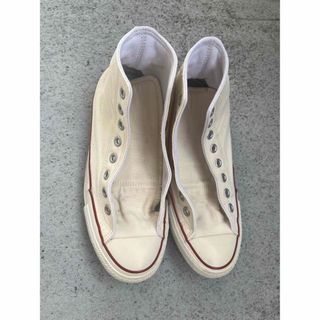 converse チャックテイラー　キナリ　25センチ　ハイカット