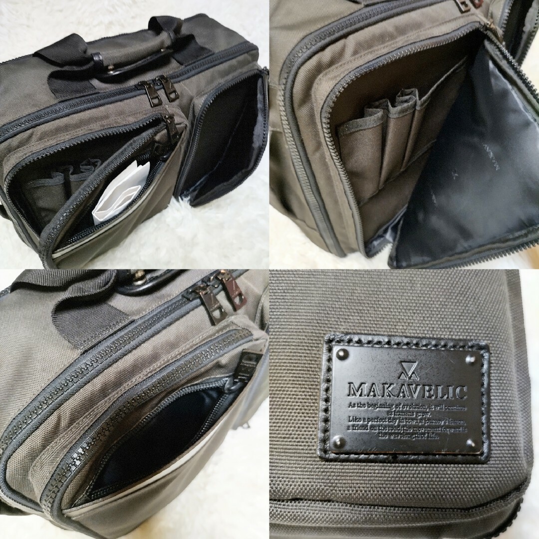 MAKAVELIC(マキャベリック)のMAKAVELIC 3way ハンド ショルダー リュック ブリーフケース メンズのバッグ(バッグパック/リュック)の商品写真