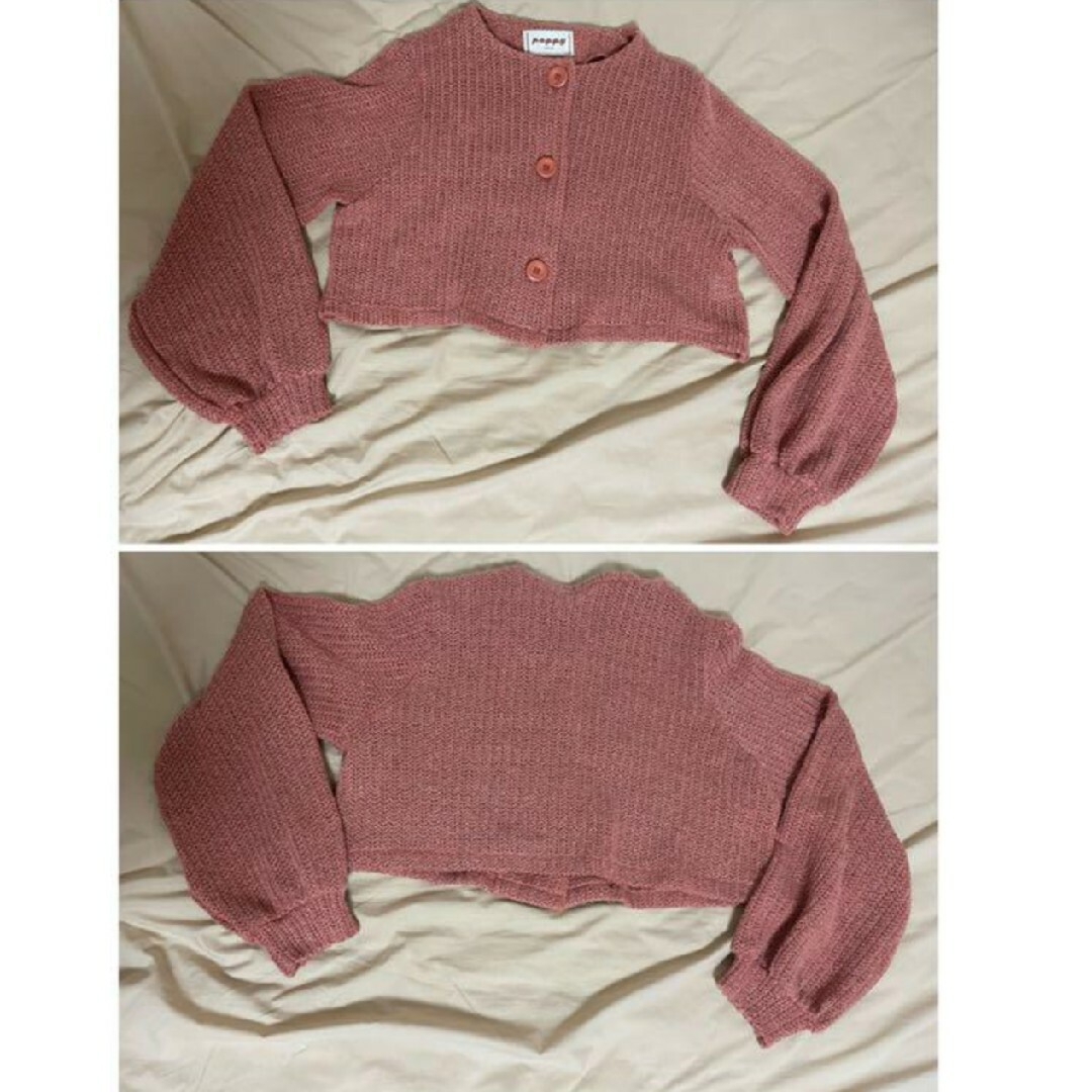 あさぎーにょ poppy ボリュームスリーブカーディガンの通販 by あさぎーにょ poppy ボリュームスリーブカーディガンの通販 by