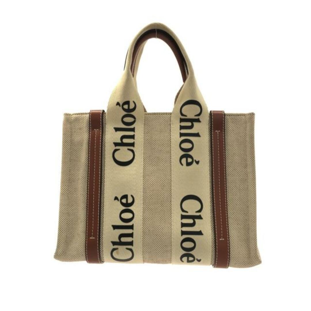 【良品】Chloe  クロエ　ハンドバッグ　トート　キャンバス×レザー