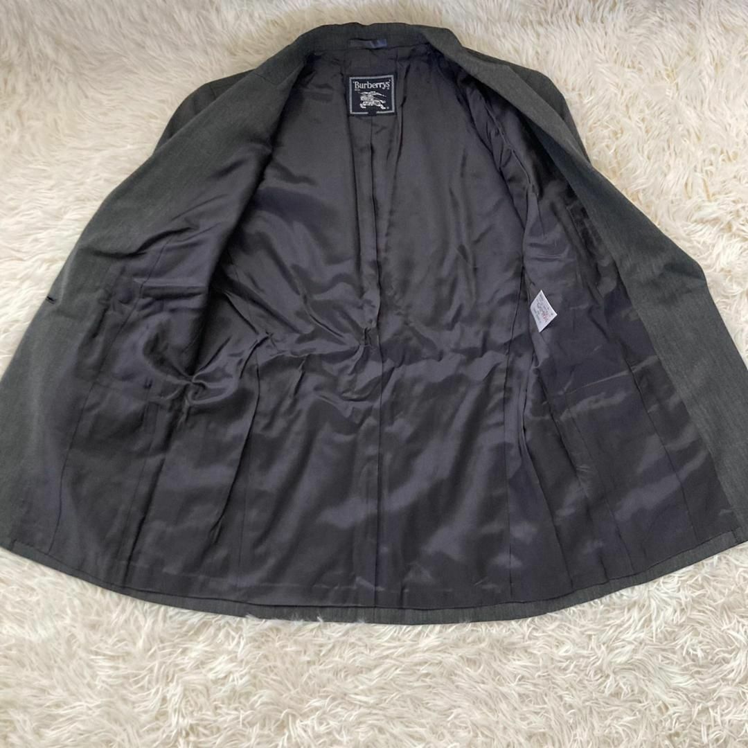 BURBERRY - BURBERRYS スカートスーツ セットアップ 40 ウール グレー