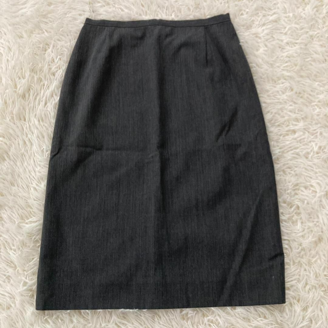 BURBERRY - BURBERRYS スカートスーツ セットアップ 40 ウール グレー