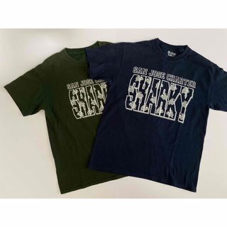 ギルタン(GILDAN)のギルダン　半袖　Tシャツ　双子　お揃い　US古着　セット　サメ　シャーク(Tシャツ/カットソー)