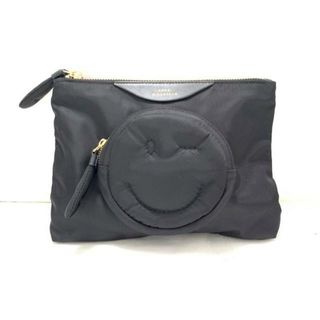 ANYA HINDMARCH - アニヤハインドマーチ ポーチ美品 - 黒の通販 by ...