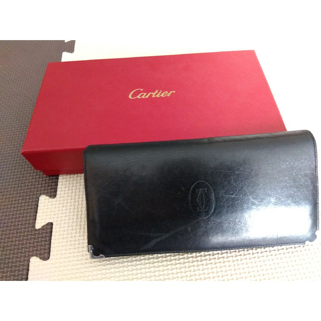 Cartier(カルティエ)のカルティエ　長財布　ブラック　メンズ メンズのファッション小物(長財布)の商品写真