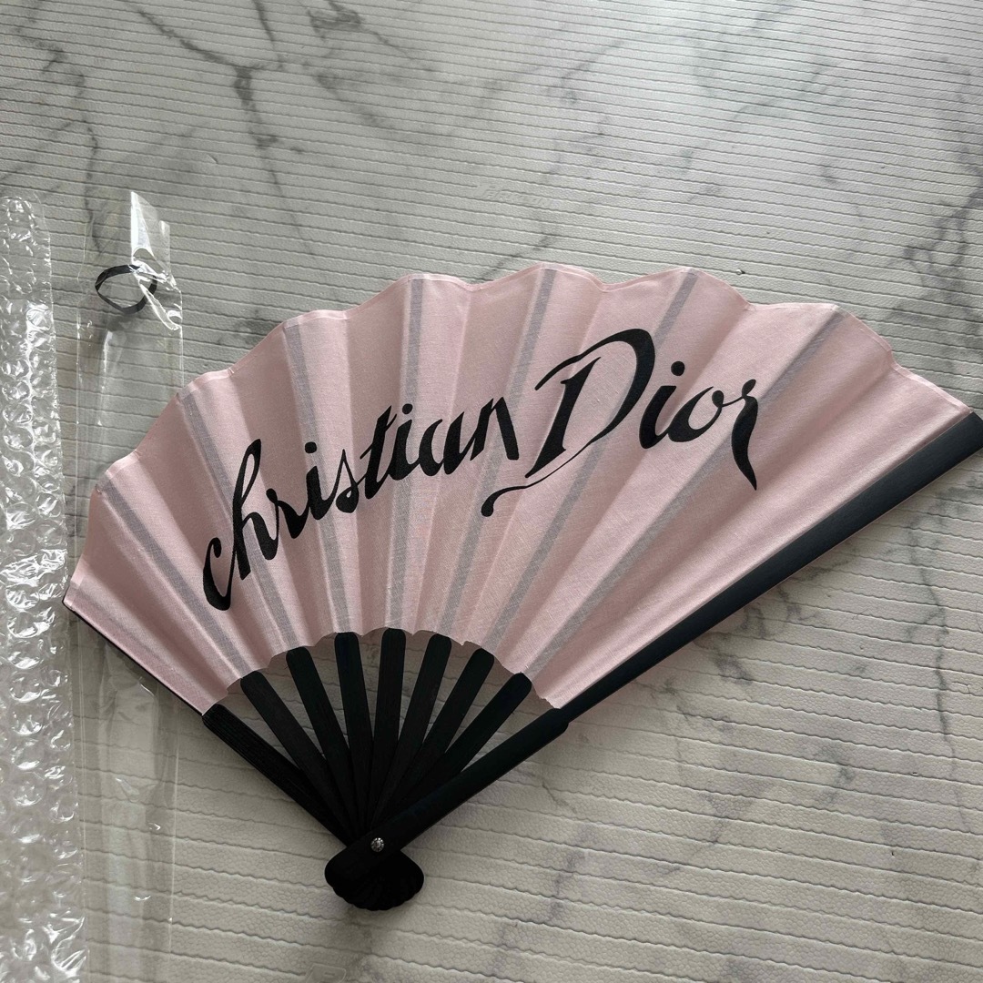 Christian Dior ディオール ノベルティ 扇子 うちわ 新品未使用 