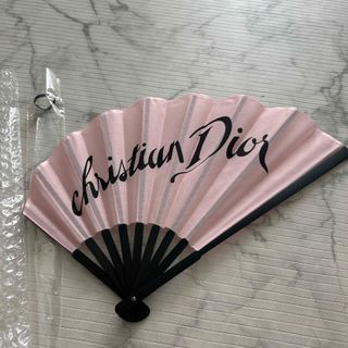 クリスチャンディオール(Christian Dior)の正規品　新品　Dior 扇子　ノベルティ　非売品(ノベルティグッズ)