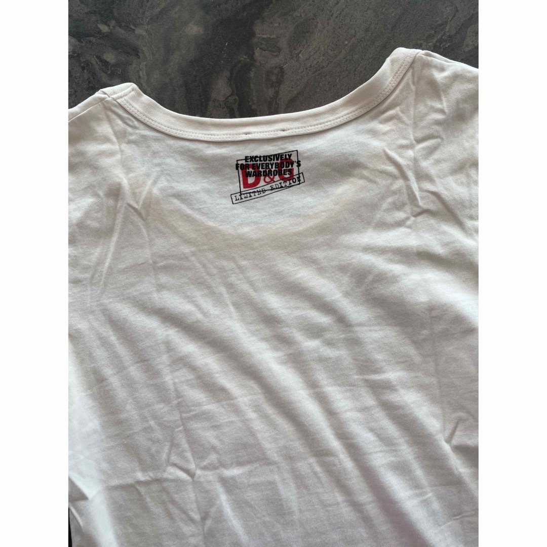 D&G(ディーアンドジー)のD&Gプリント白Tシャツ レディースのトップス(Tシャツ(半袖/袖なし))の商品写真