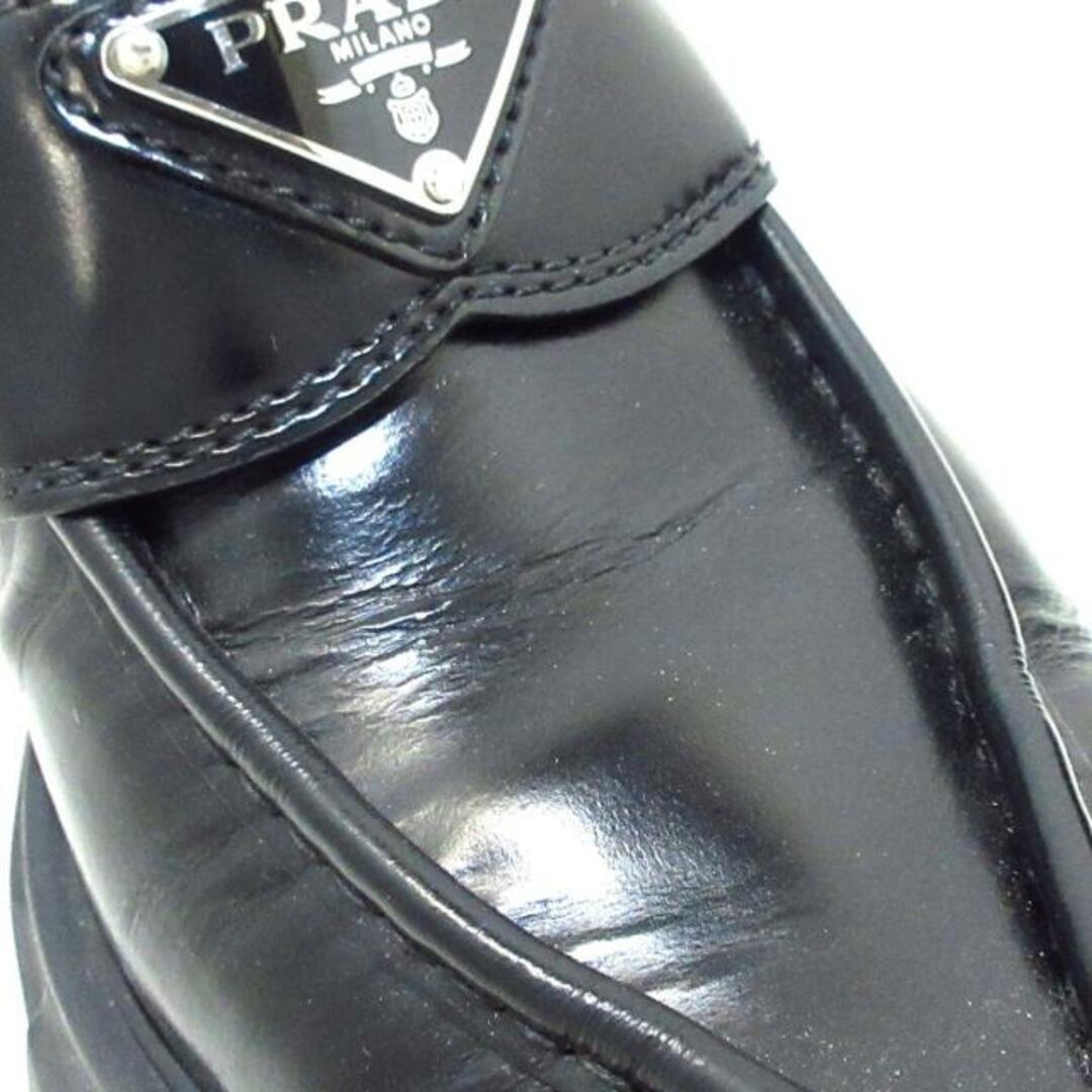 PRADA(プラダ)のプラダ ローファー 36 1/2 レディース - 黒 レディースの靴/シューズ(ローファー/革靴)の商品写真