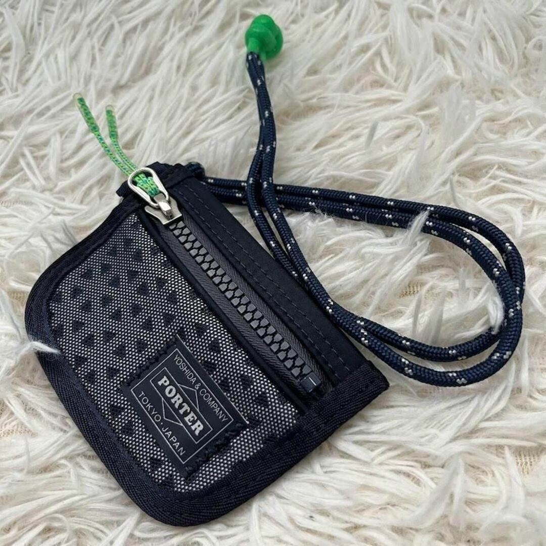 PORTER HEXARIA ヘキサリア カードケース コインケース ネイビー