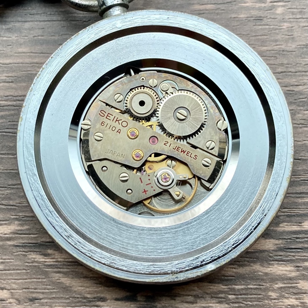 SEIKO - 【動作品】セイコー SEIKO 懐中時計 熊鉄 1976年 手巻き