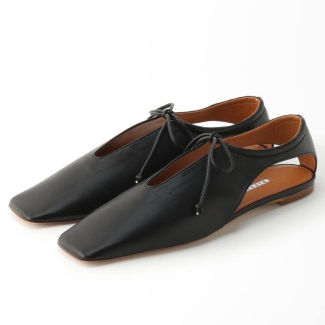 PIPPICHIC】SQUARE TOE FLAT SHOESフラットシューズ-